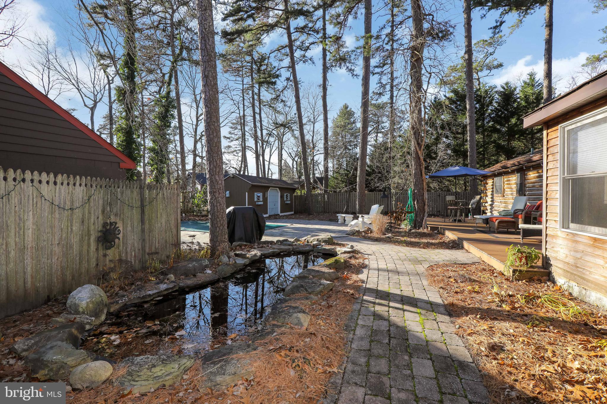 136 Tabernacle Road Medford Lakes, NJ 08055 - Photo 30 of 38 Side view of backyard/pon/patio