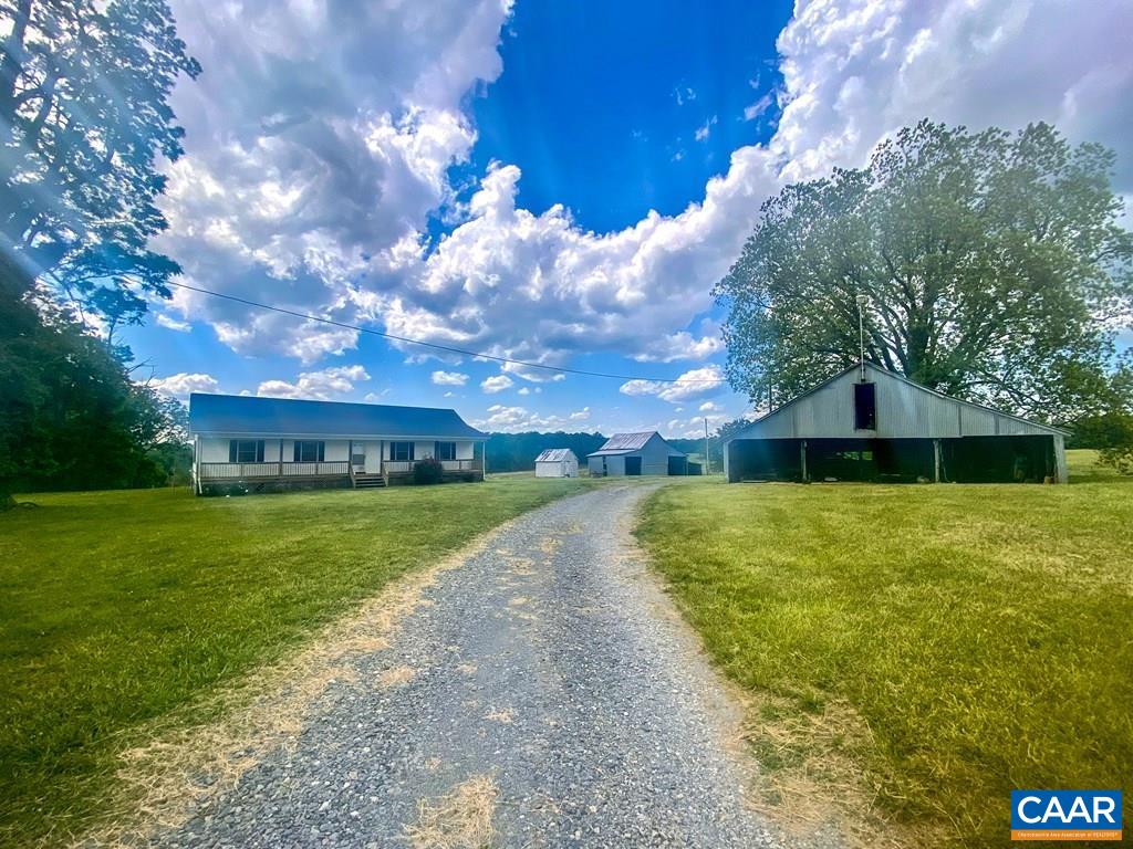 2586 Five Forks Road Pamplin, VA 23958 - Photo 1 of 22 a view of a house with a yard