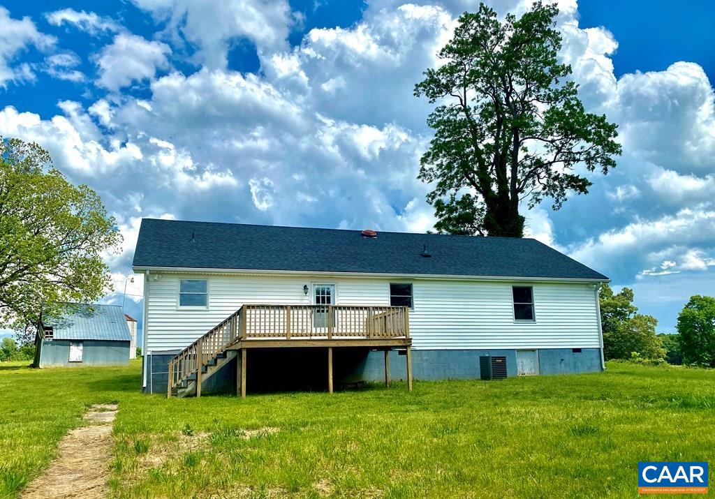 2586 Five Forks Road Pamplin, VA 23958 - Photo 12 of 22 a view of a house with a yard