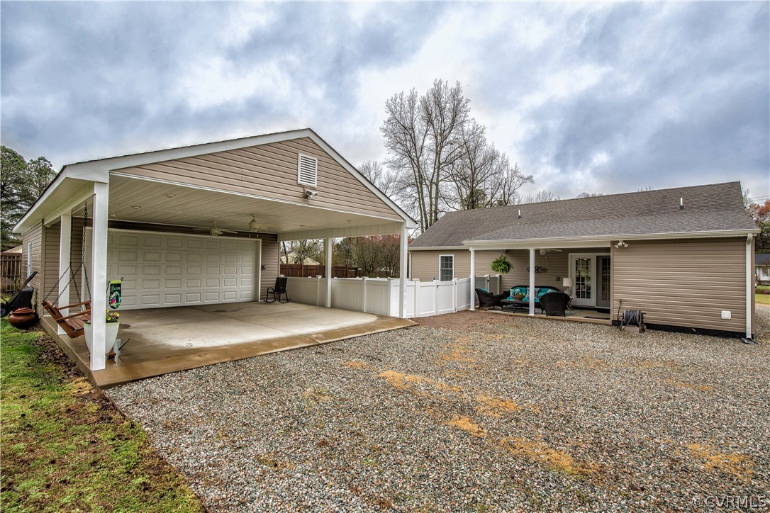 6908 River Road Petersburg, VA 23803 - Photo 3 of 32 2 Car Garage with Attached Carport!!!