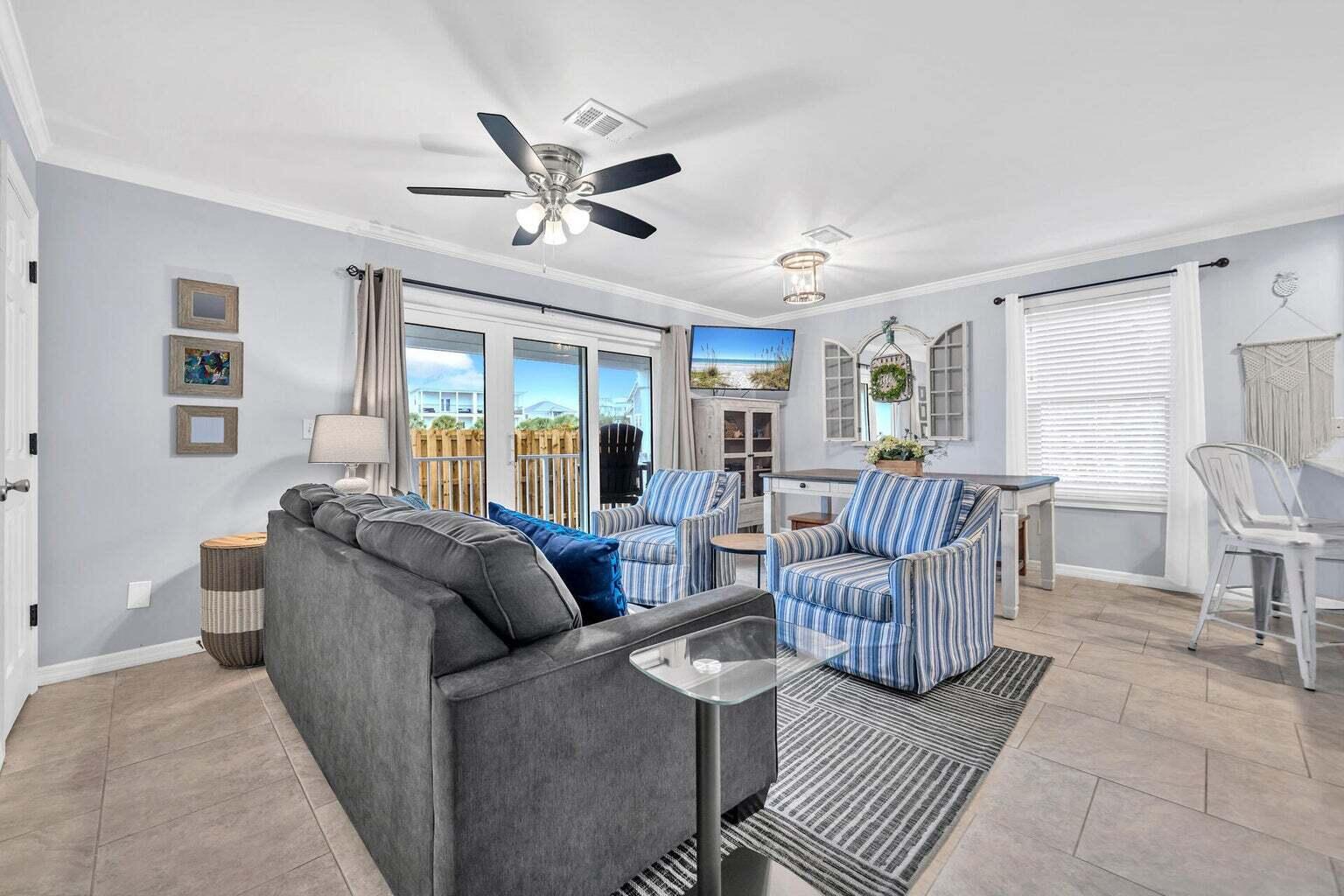 11 Beachside Drive, Unit 1111 Santa Rosa Beach, FL 32459 - Photo 5 of 28 BSV_Living Room View 3