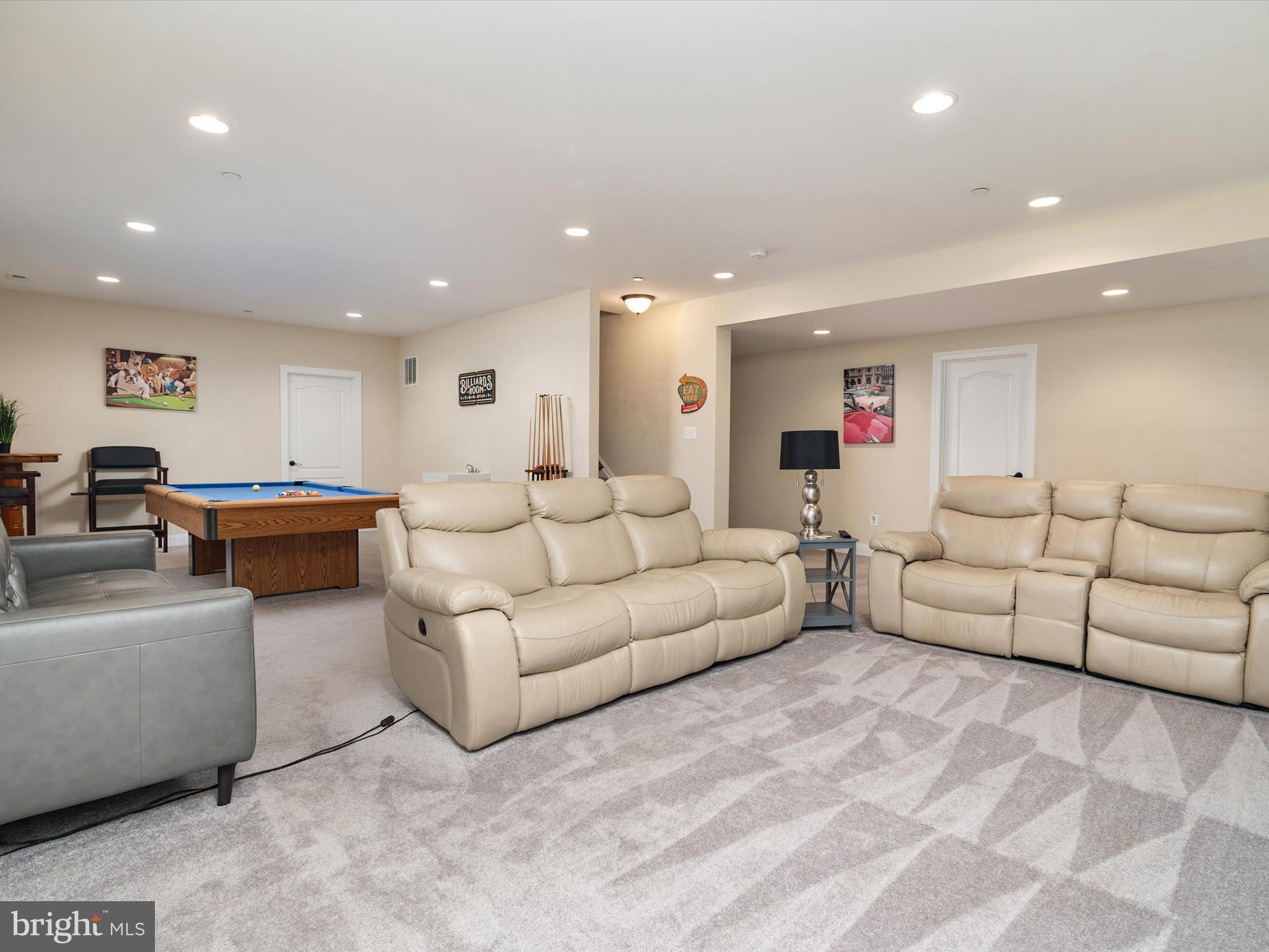 940 Peppertree Lane Huntingtown, MD 20639 - Photo 37 of 54 Basement family/rec room