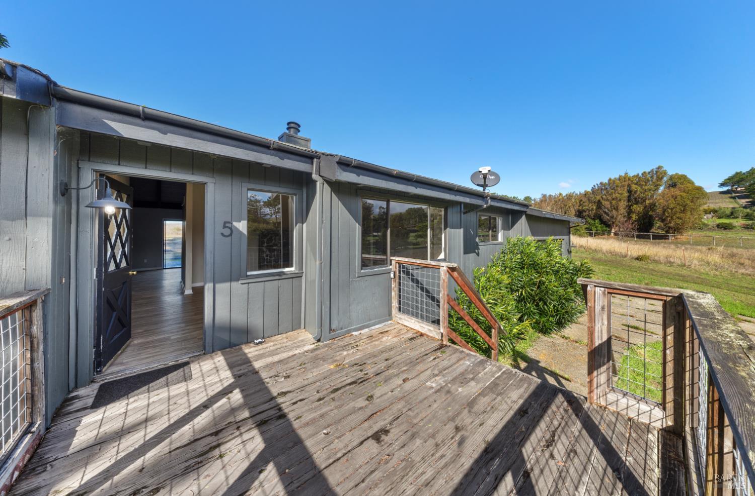 5 Mc Donald Lane Point Reyes Station, CA 94956 - Photo 3 of 48 a view of a house with roof deck