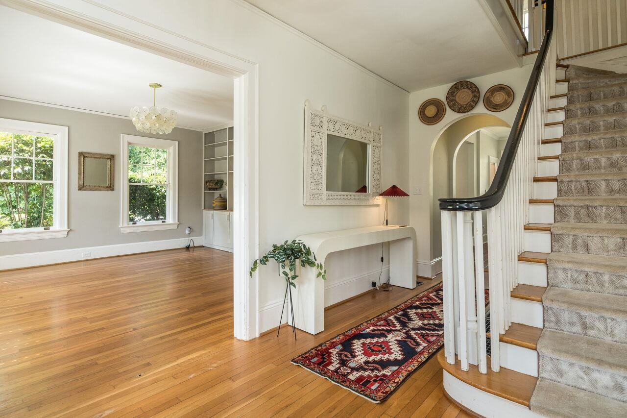 13 Furches Street Raleigh, NC 27607 - Photo 5 of 37 a view of a entryway door with wooden floor