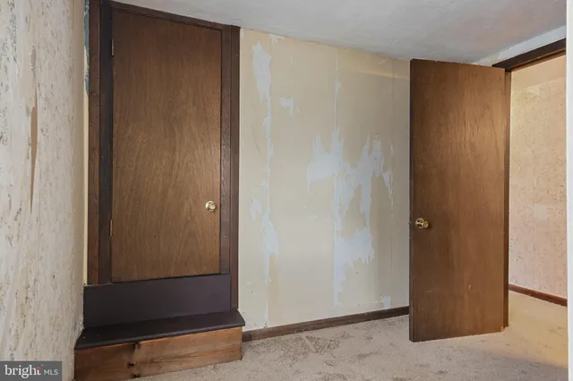 a view of storage and utility room