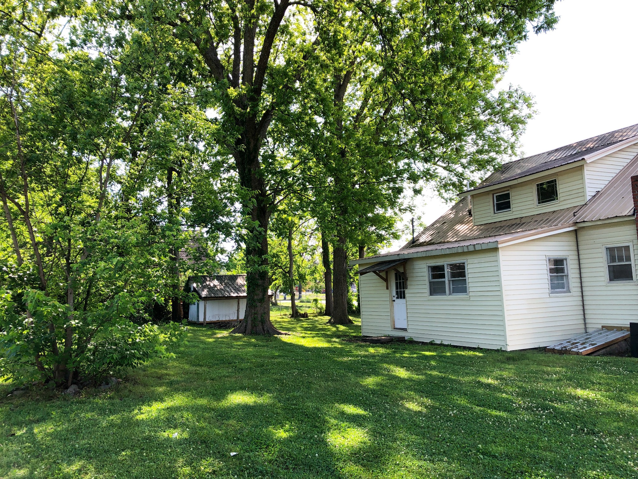 301 Bennett Street Decherd, TN 37324 - Photo 39 of 41 a view of a backyard with large trees