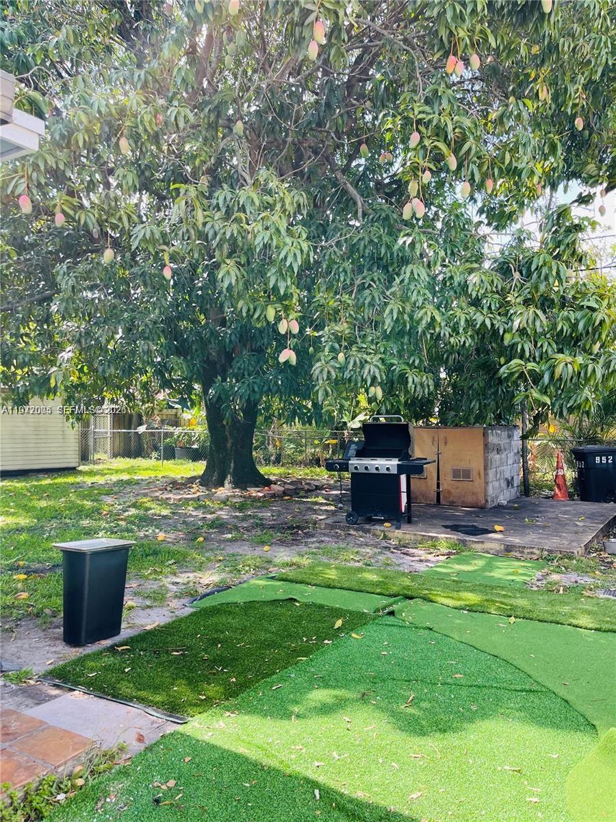 952 East 19th Street Hialeah, FL 33013 - Photo 11 of 13 a view of a garden with an outdoor space