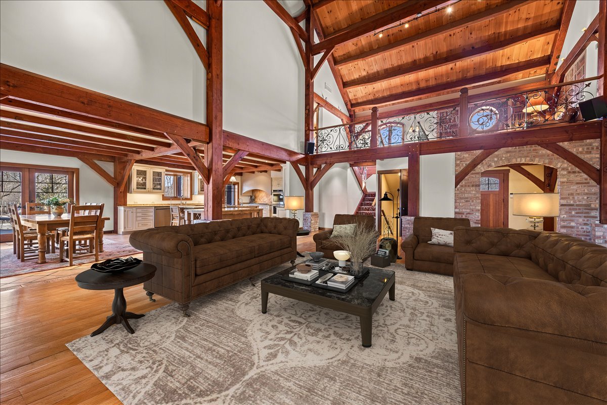 236 Steeplechase Road Barrington Hills, IL 60010 - Photo 13 of 69 a living room with furniture and a rug