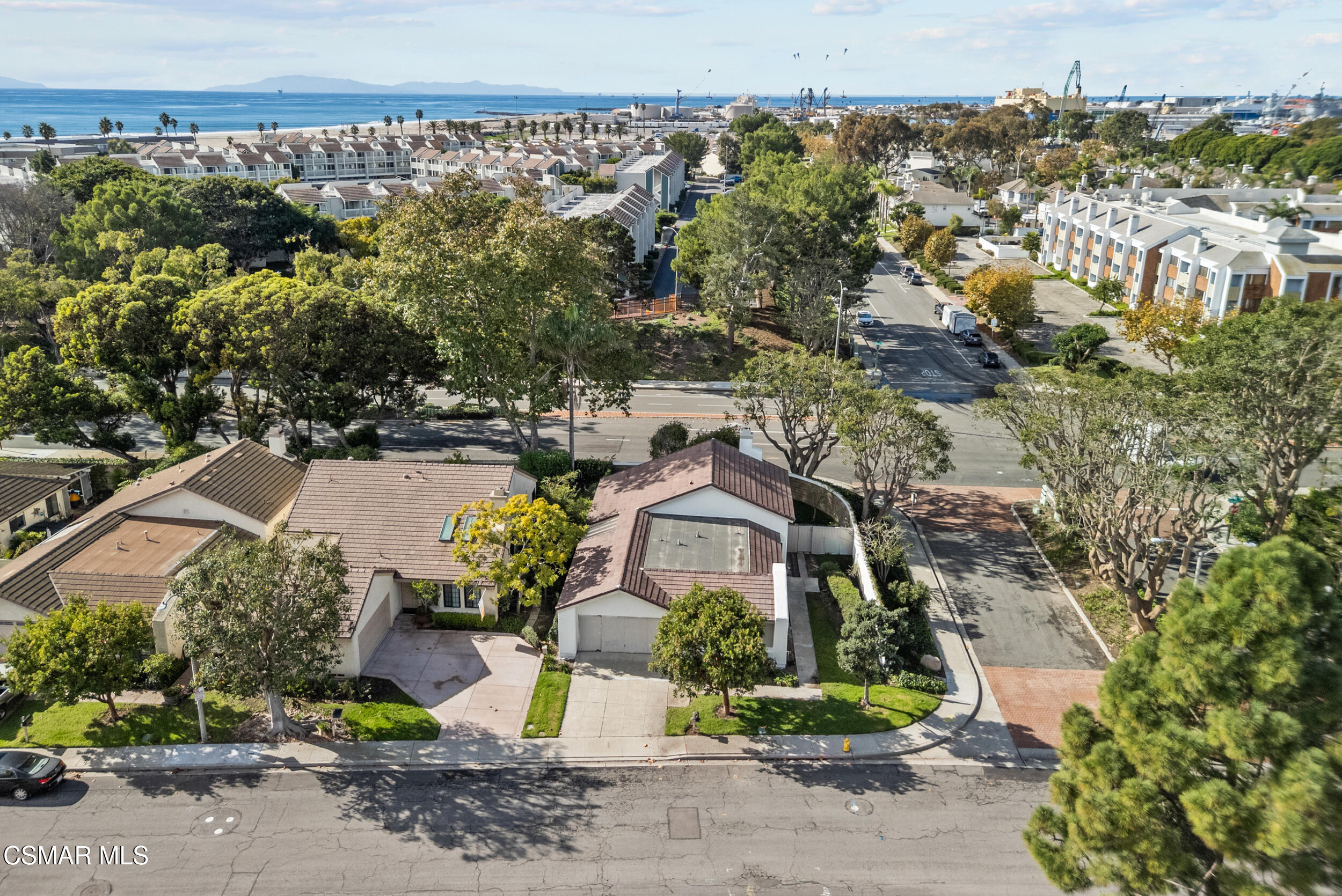 201 Village Road Port Hueneme, CA 93041 - Photo 20 of 21 an aerial view of a house with a yard basket ball court and outdoor seating