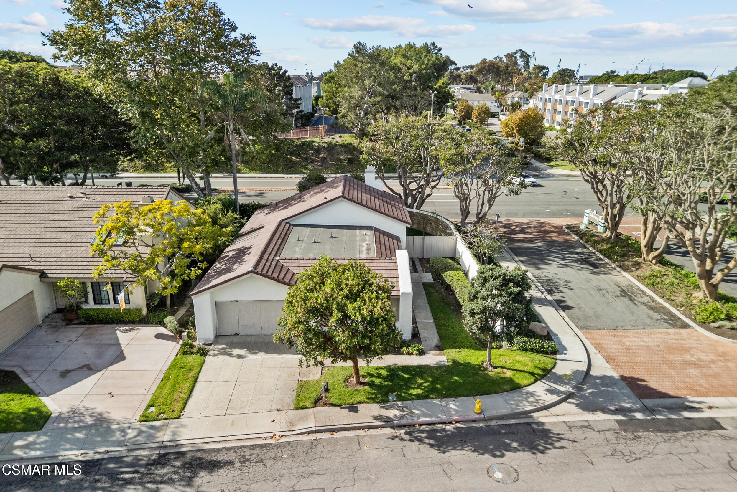 201 Village Road Port Hueneme, CA 93041 - Photo 21 of 21 an aerial view of a house with a garden