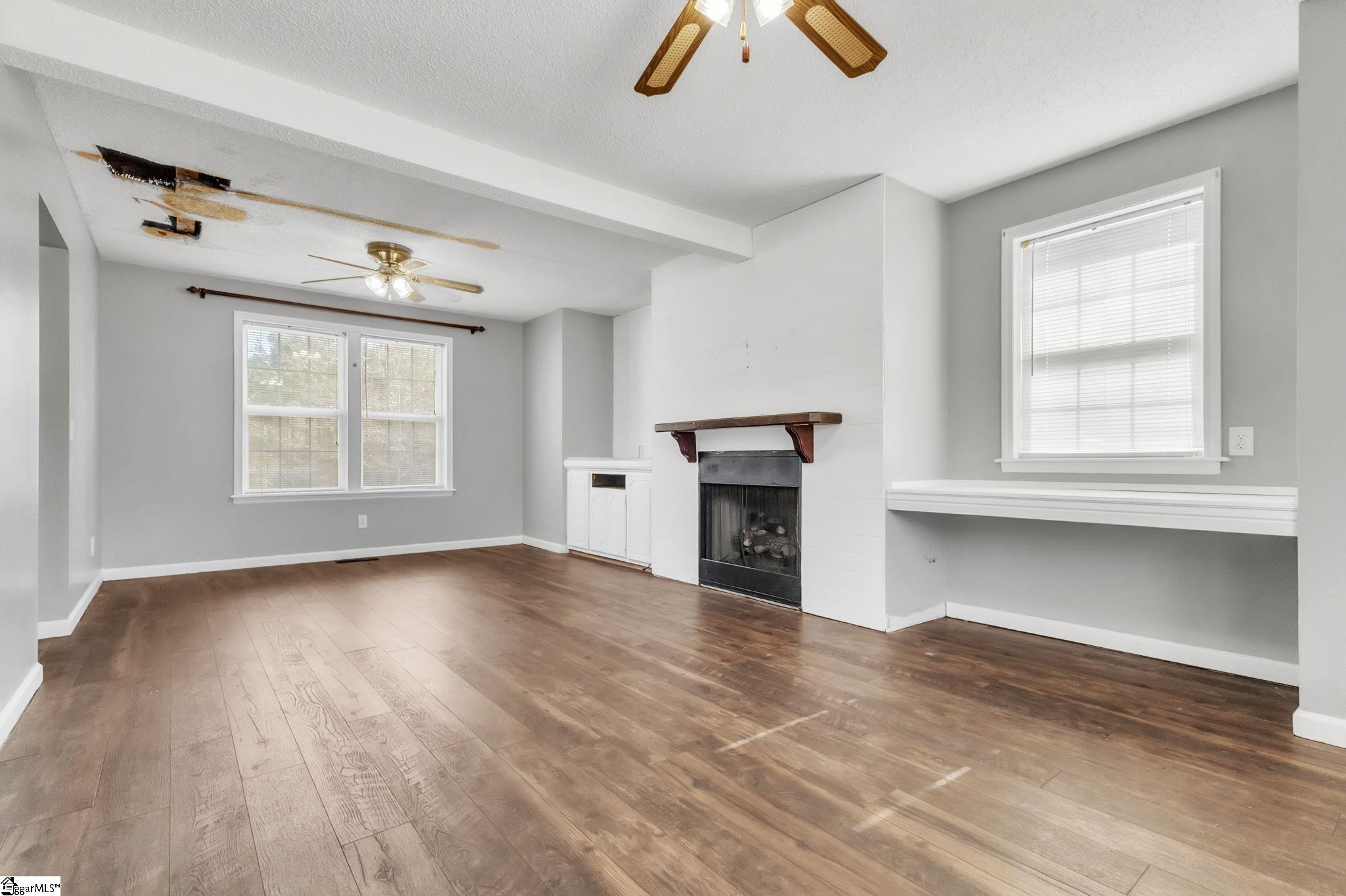1405 Chestnut Street Laurens, SC 29360 - Photo 24 of 24 Living room ceiling has a hole from bathroom leak