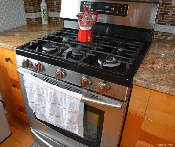 a close view of stove top oven