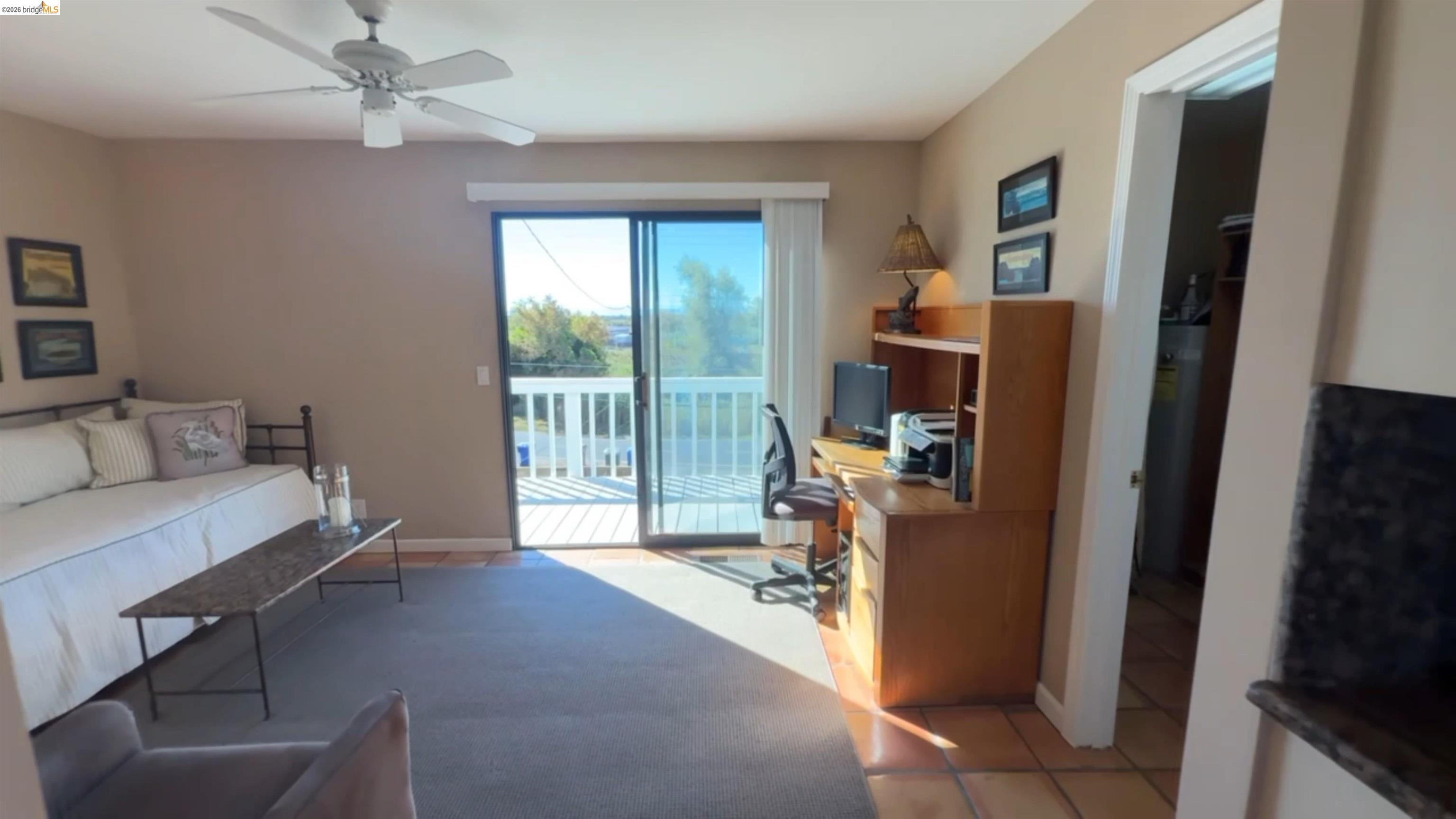 3777 Willow Road Bethel Island, CA 94511 - Photo 20 of 34 Office space featuring ceiling fan and baseboards