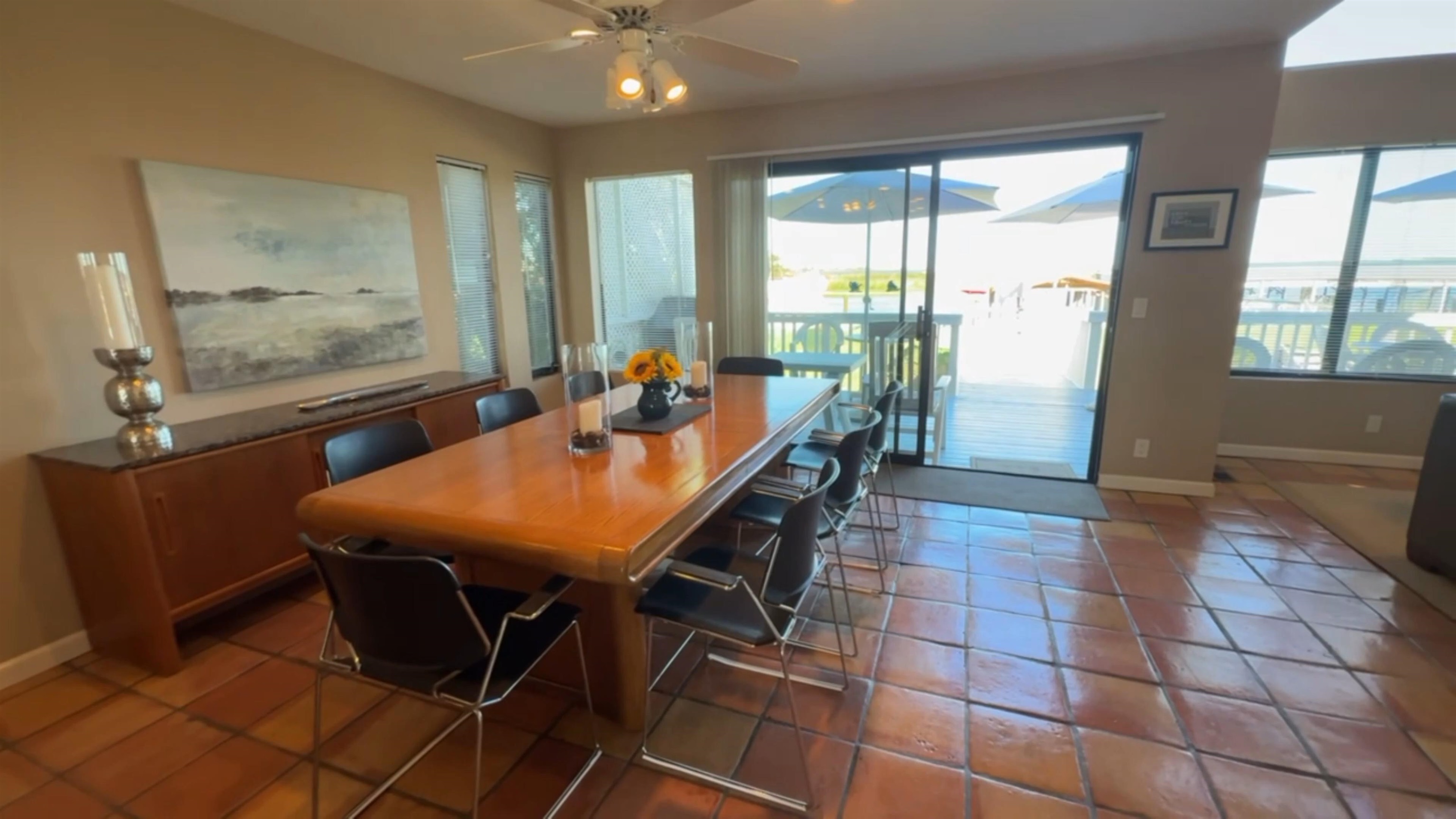 3777 Willow Road Bethel Island, CA 94511 - Photo 24 of 32 Dining space with plenty of natural light and light tile patterned flooring