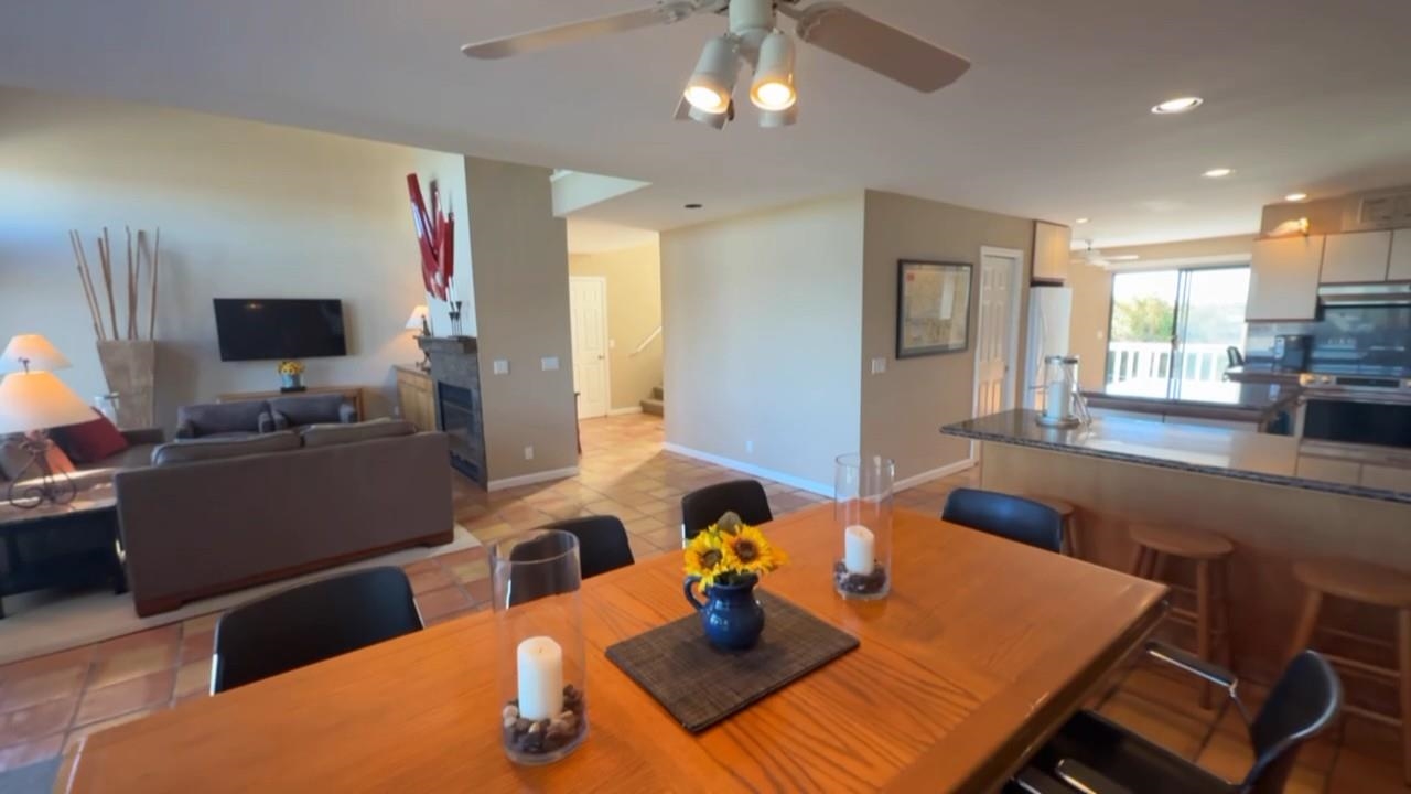 3777 Willow Road Bethel Island, CA 94511 - Photo 25 of 32 Dining room with recessed lighting and a ceiling fan