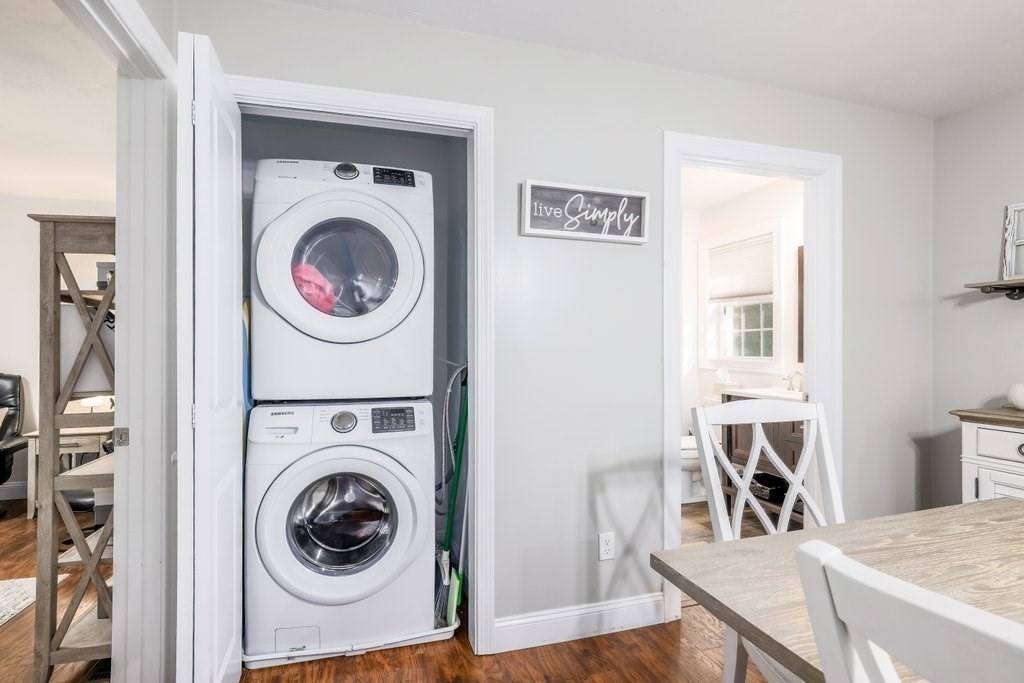 65 Haggerty Road Charlton, MA 01507 - Photo 31 of 34 a view of a kitchen with washer and dryer