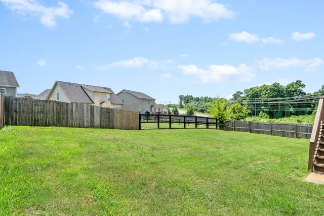 a view of a green field