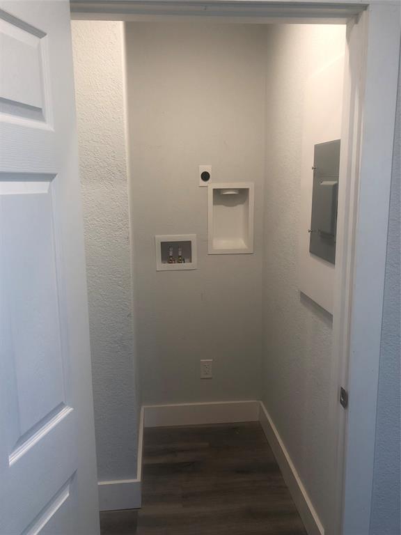 10310 Gail Road, Unit B Austin, TX 78748 - Photo 12 of 12 Ready for appliances, this dedicated utility area simplifies laundry.