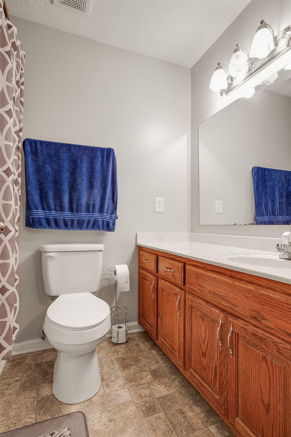 372 Freeland Road Portland, TN 37148 - Photo 12 of 41 a bathroom with a toilet a sink and mirror