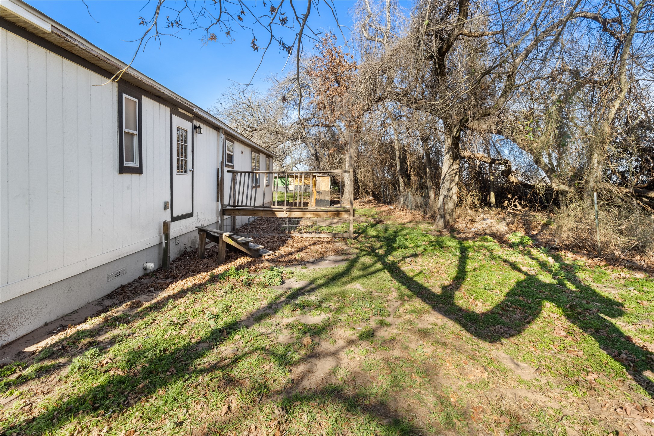 1029 Old McDade Road, Unit C Elgin, TX 78621 - Photo 32 of 33 a view of yard with patio