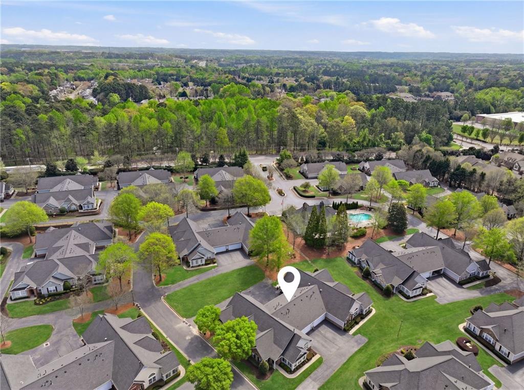 2994 Oakside Circle Alpharetta, GA 30004 - Photo 3 of 32 an aerial view of residential houses with outdoor space