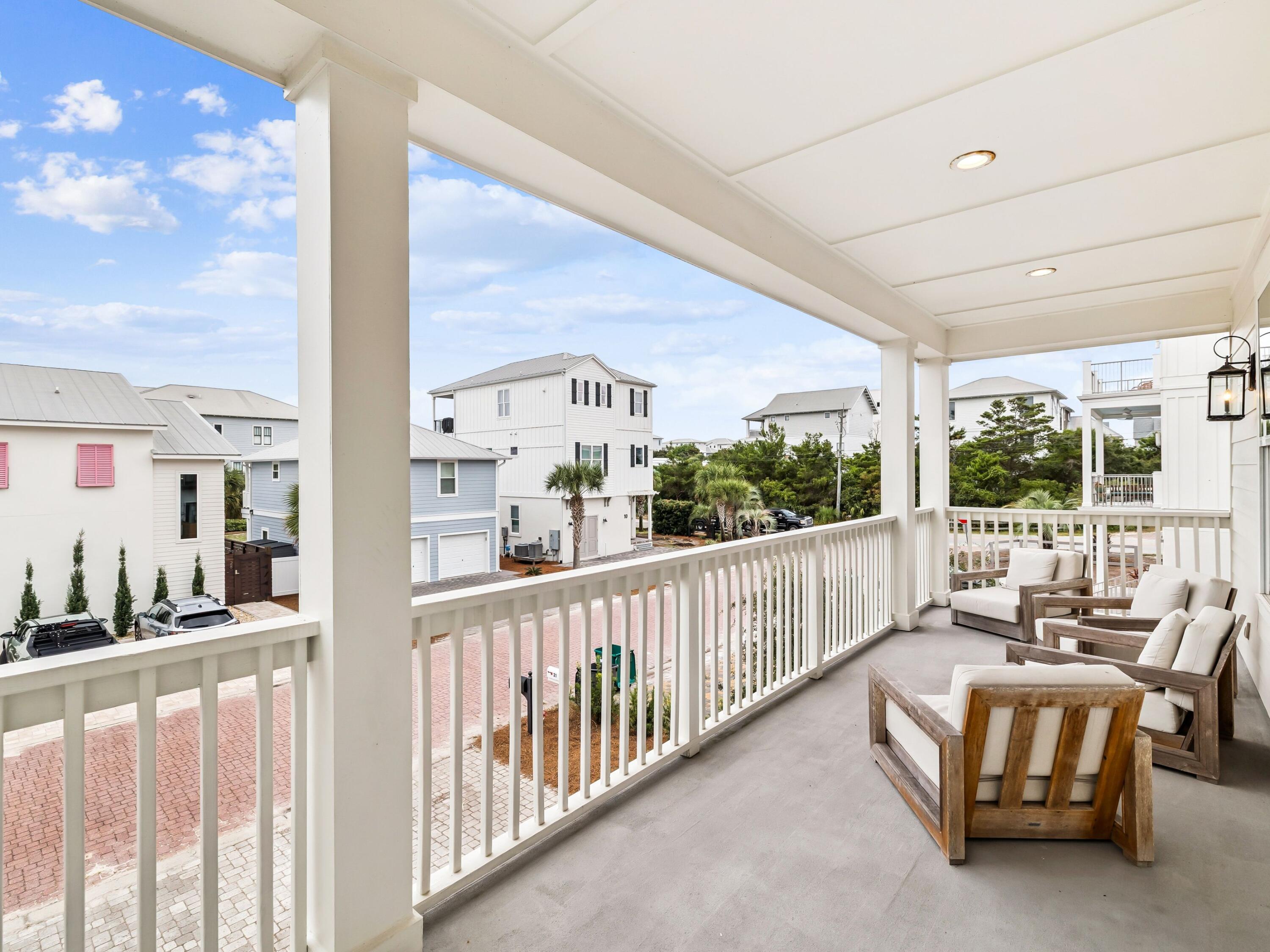 29 Tidewater Ct Inlet Beach Inlet Beach, FL 32461 - Photo 21 of 25 a view of a porch with furniture