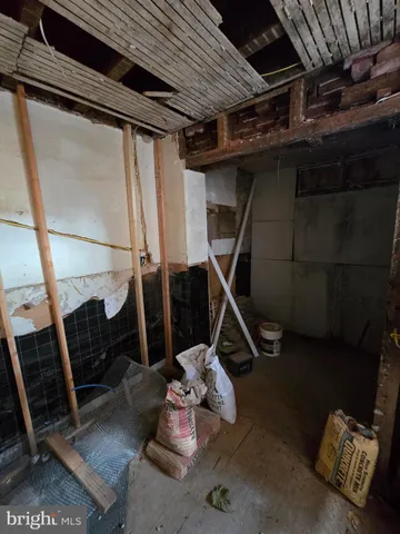 a view of storage and utility room