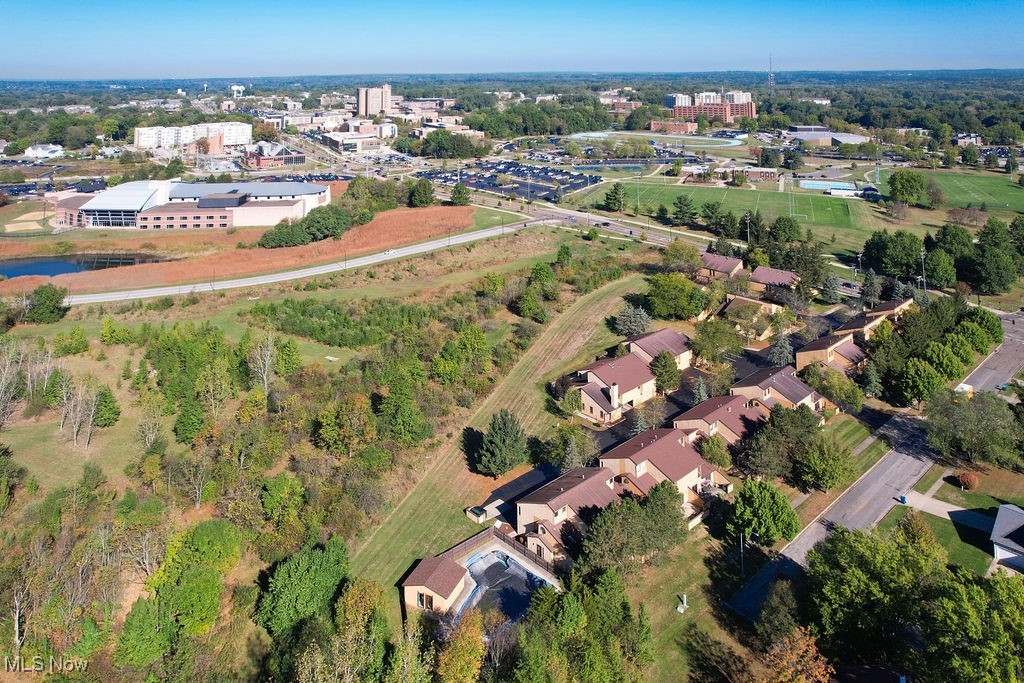 1426 Loop Road, Unit 1426 Kent, OH 44240 - Photo 23 of 40 Aerial overview of property's location to Kent State University. KSU is within walking distance of the property.