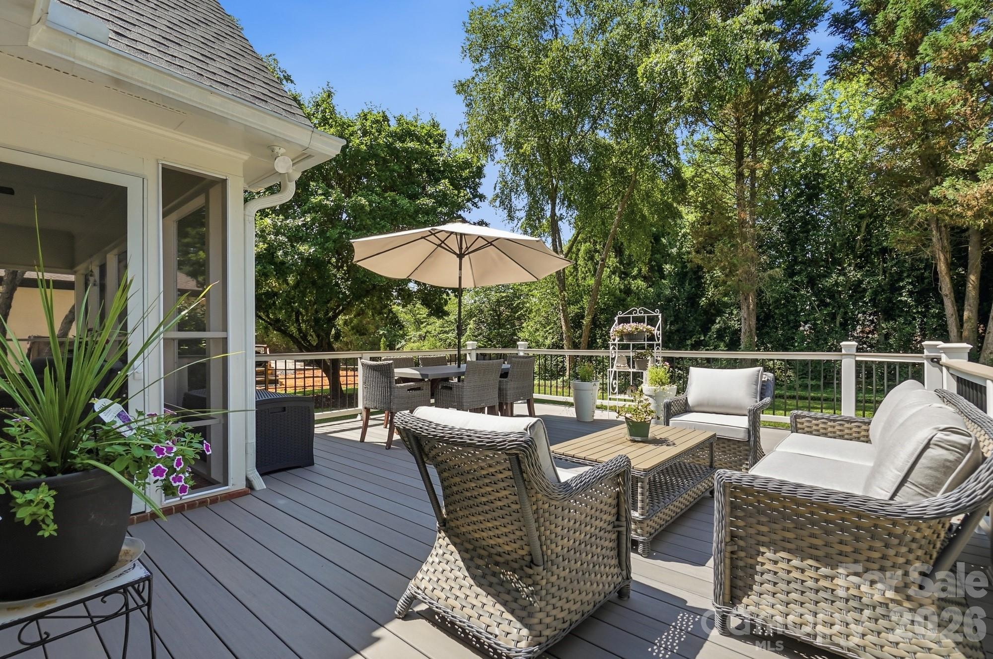 1136 Concord Road Davidson, NC 28036 - Photo 24 of 34 a view of a patio with furniture