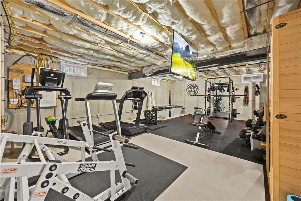70 Sandy Hill Road Raynham, MA 02767 - Photo 32 of 42 a view of a room with gym equipment