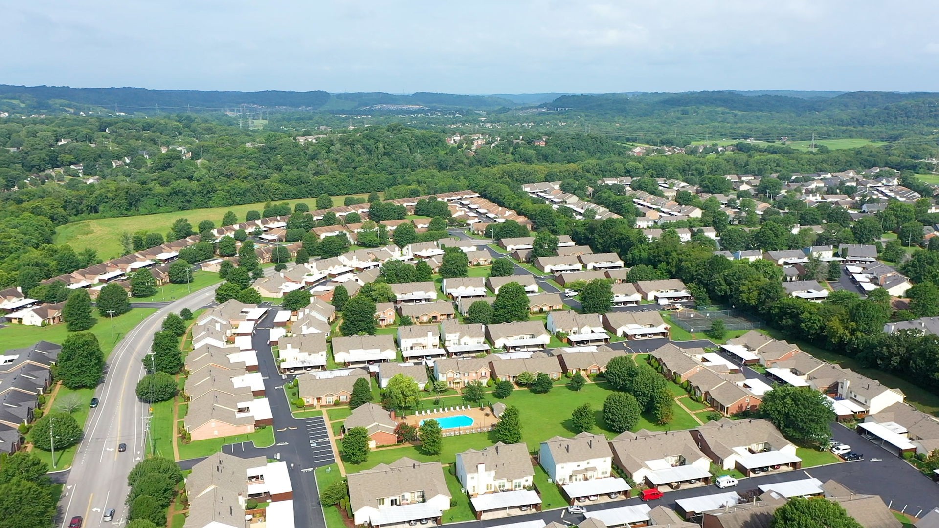624 General George Patton Road Nashville, TN 37221 - Photo 45 of 45 an aerial view of residential houses with outdoor space