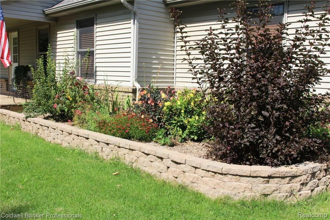 4044 West Brocker Road Metamora, MI 48455 - Photo 4 of 36 new flower gardens and landscaping walls