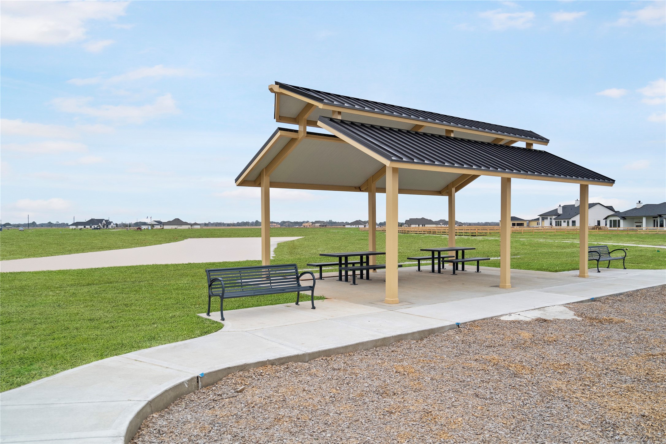 4108 Ranch Home Drive Waller, TX 77484 - Photo 10 of 15 a view of outdoor space with seating area and entertaining space