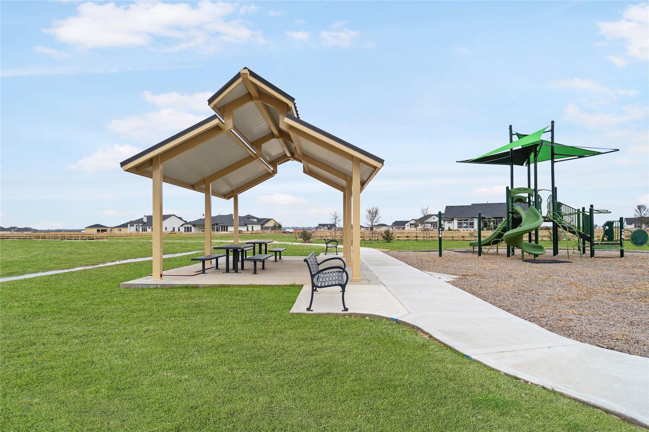 4108 Ranch Home Drive Waller, TX 77484 - Photo 11 of 15 a view of a park with slide