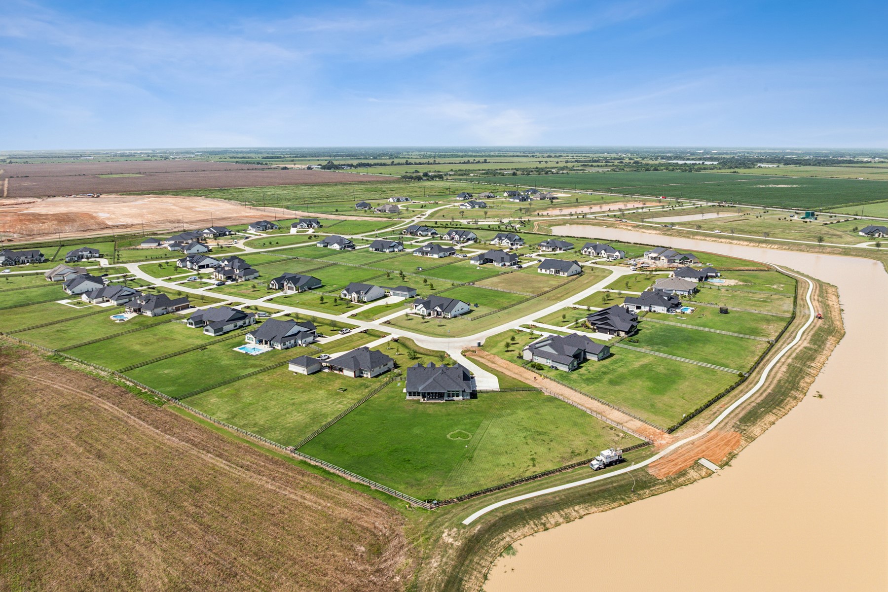 4108 Ranch Home Drive Waller, TX 77484 - Photo 13 of 15 an aerial view of a pool