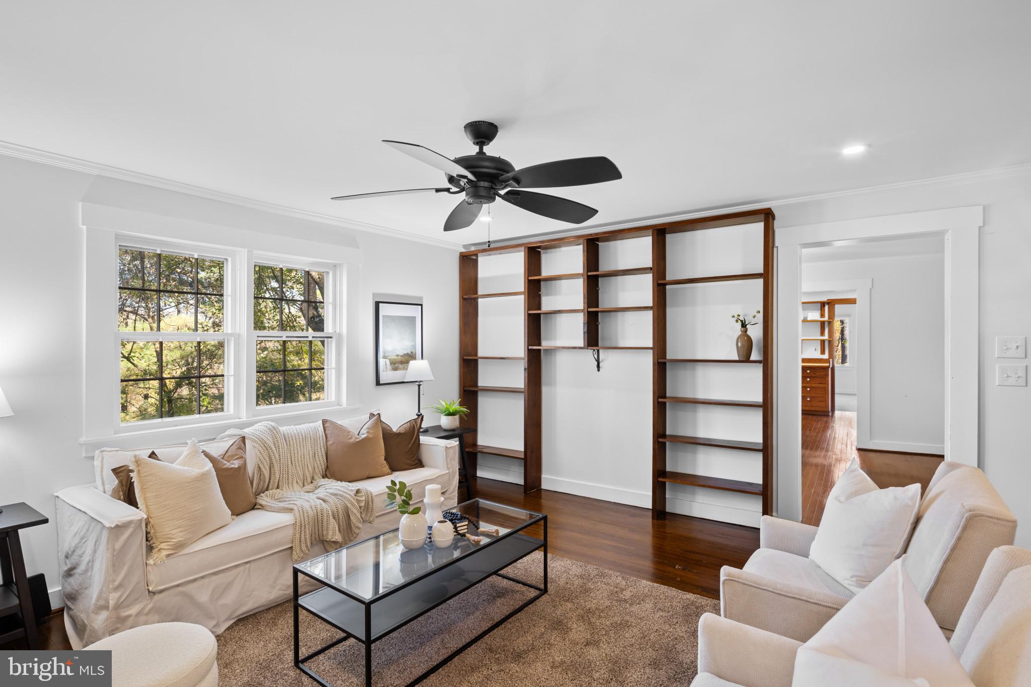 2675 Pfefferkorn Road West Friendship, MD 21794 - Photo 4 of 65 Living room w/ built ins & woodburning fireplace