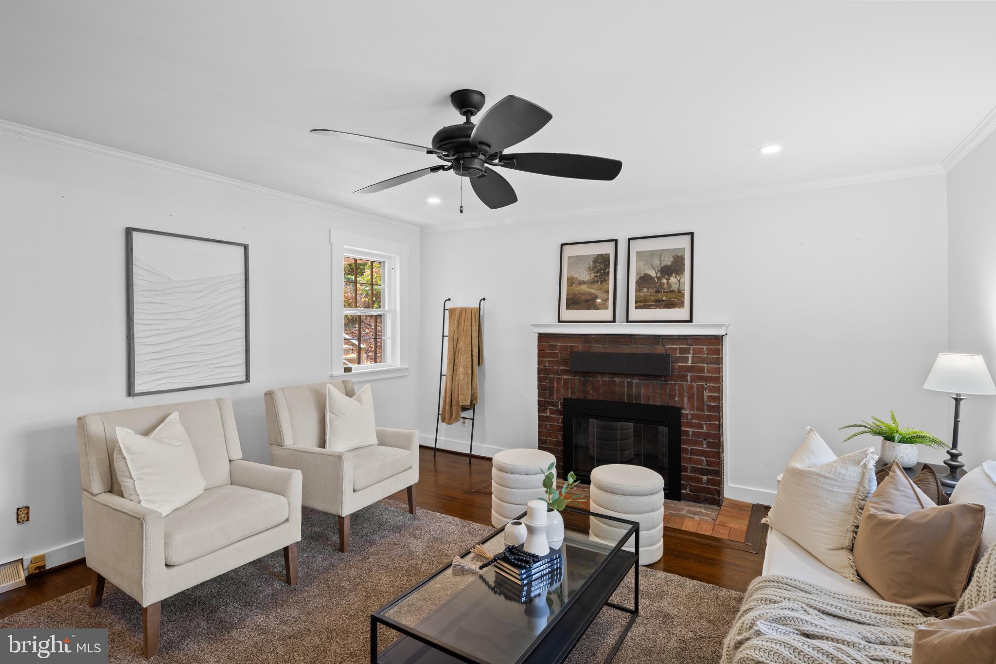 2675 Pfefferkorn Road West Friendship, MD 21794 - Photo 6 of 65 Living room w/ built ins & wood burning fireplace