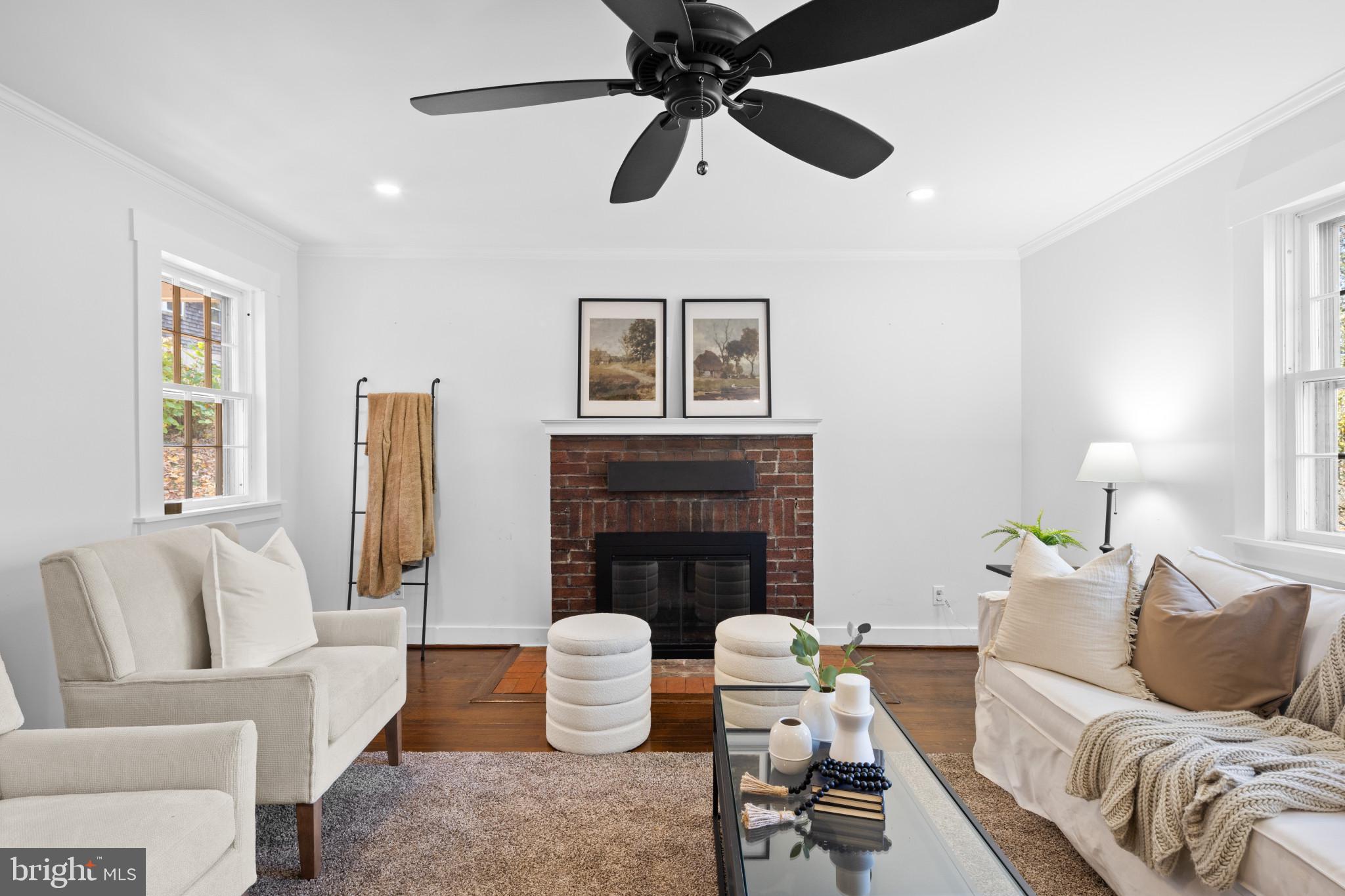2675 Pfefferkorn Road West Friendship, MD 21794 - Photo 7 of 65 Living room w/ built ins & wood burning fireplace