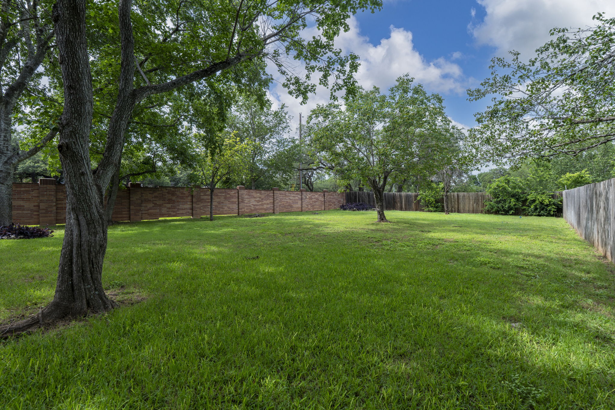 7172 Ridge Oak Road Austin, TX 78749 - Photo 14 of 40 A verdant backyard oasis awaits, enclosed by a privacy fence for tranquil enjoyment.