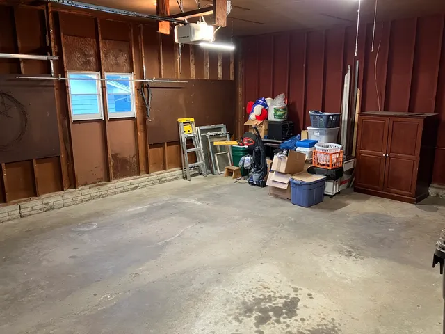 a view of a room with furniture