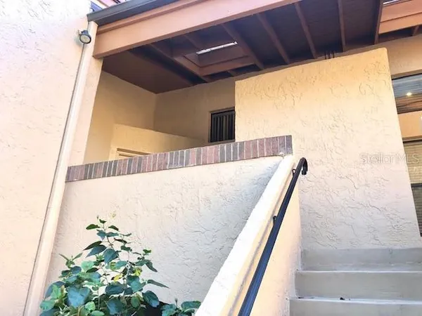 a view of small space with racks on the wall