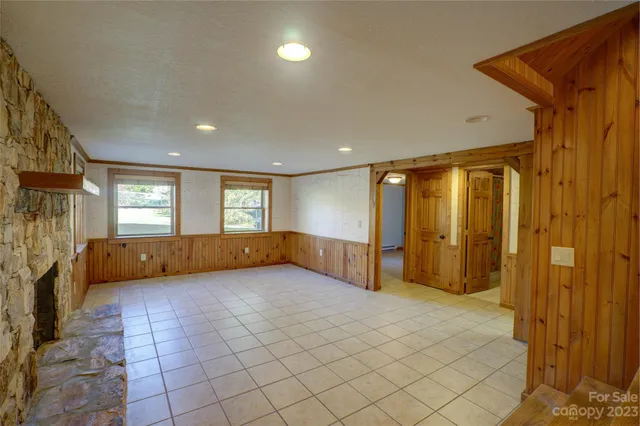a view of a livingroom with a couch