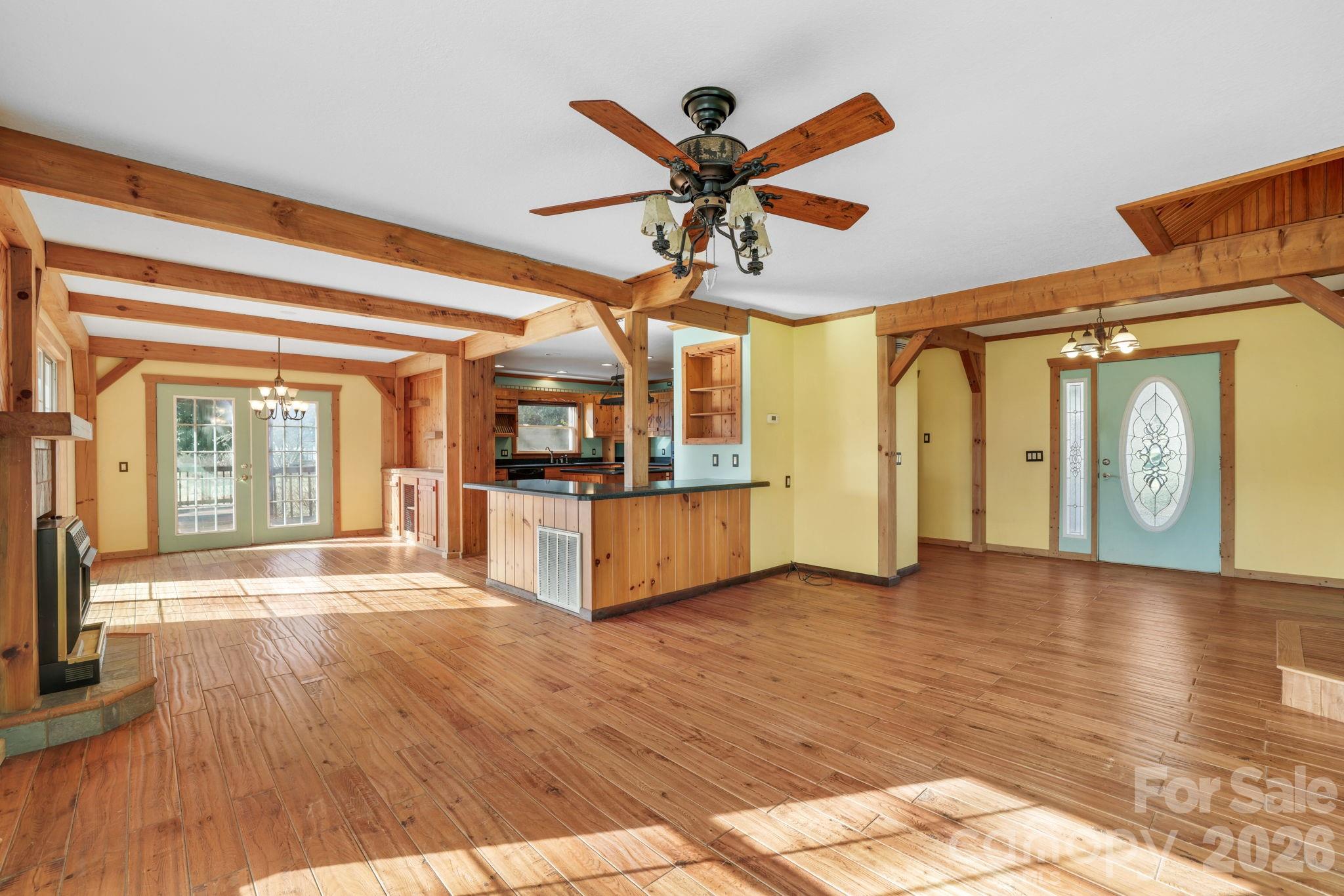 1644 West Deep Creek Road Bryson City, NC 28713 - Photo 5 of 47 a view of a living room