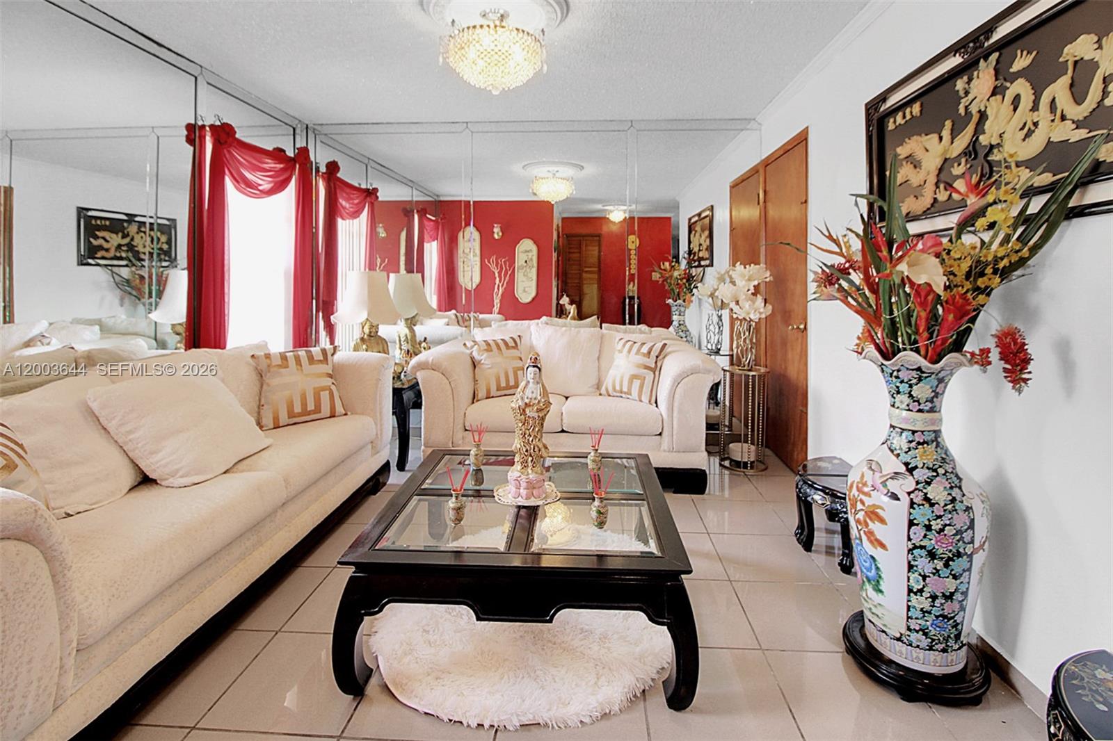 19100 Southwest 125th Avenue Miami, FL 33177 - Photo 10 of 46 a living room with furniture and a large window