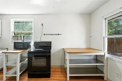 a room with furniture and a window