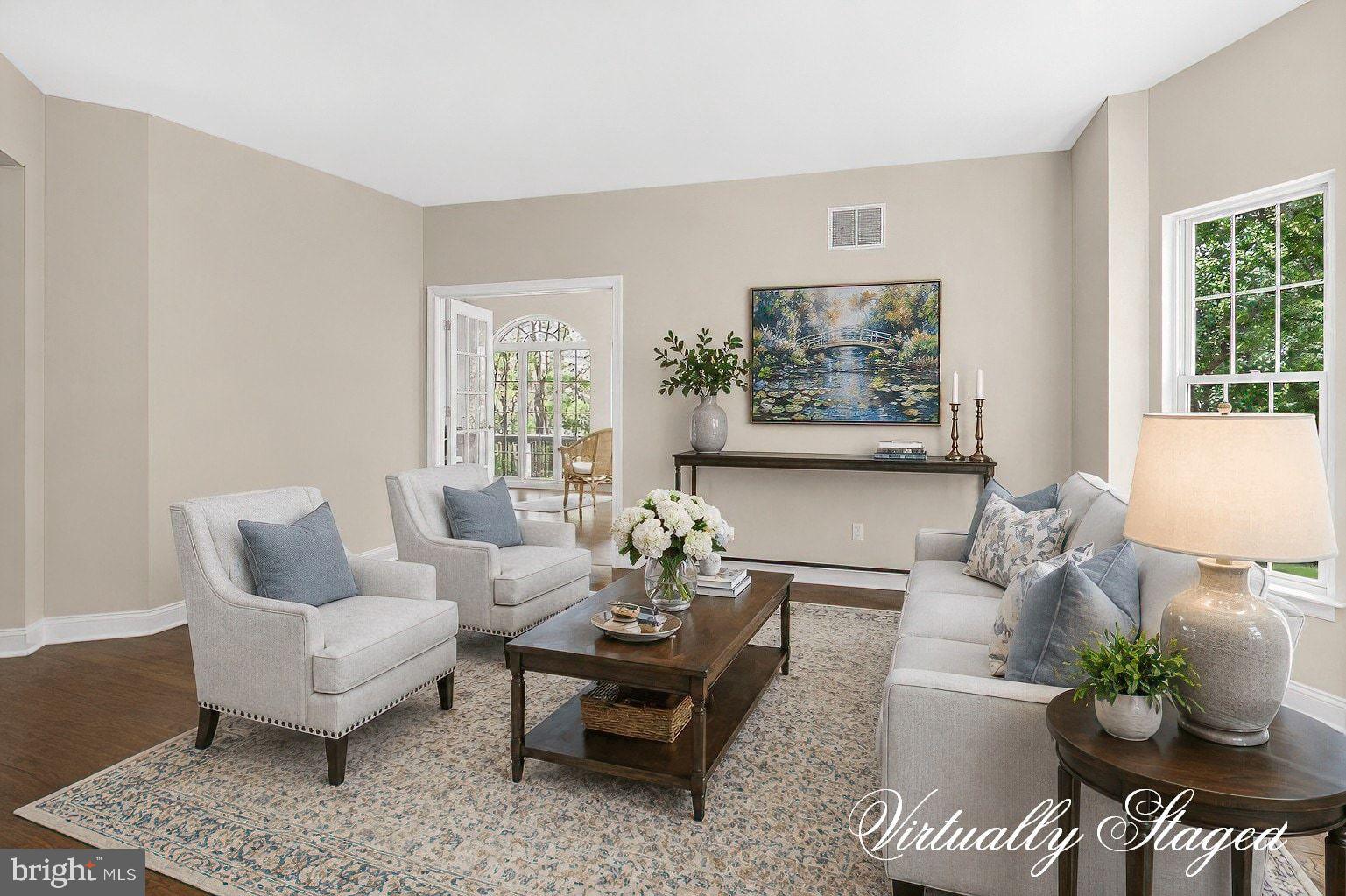 116 Rabbit Hill Road Princeton Junction, NJ 08550 - Photo 13 of 80 VIRTUALLY STAGED LIVING ROOM