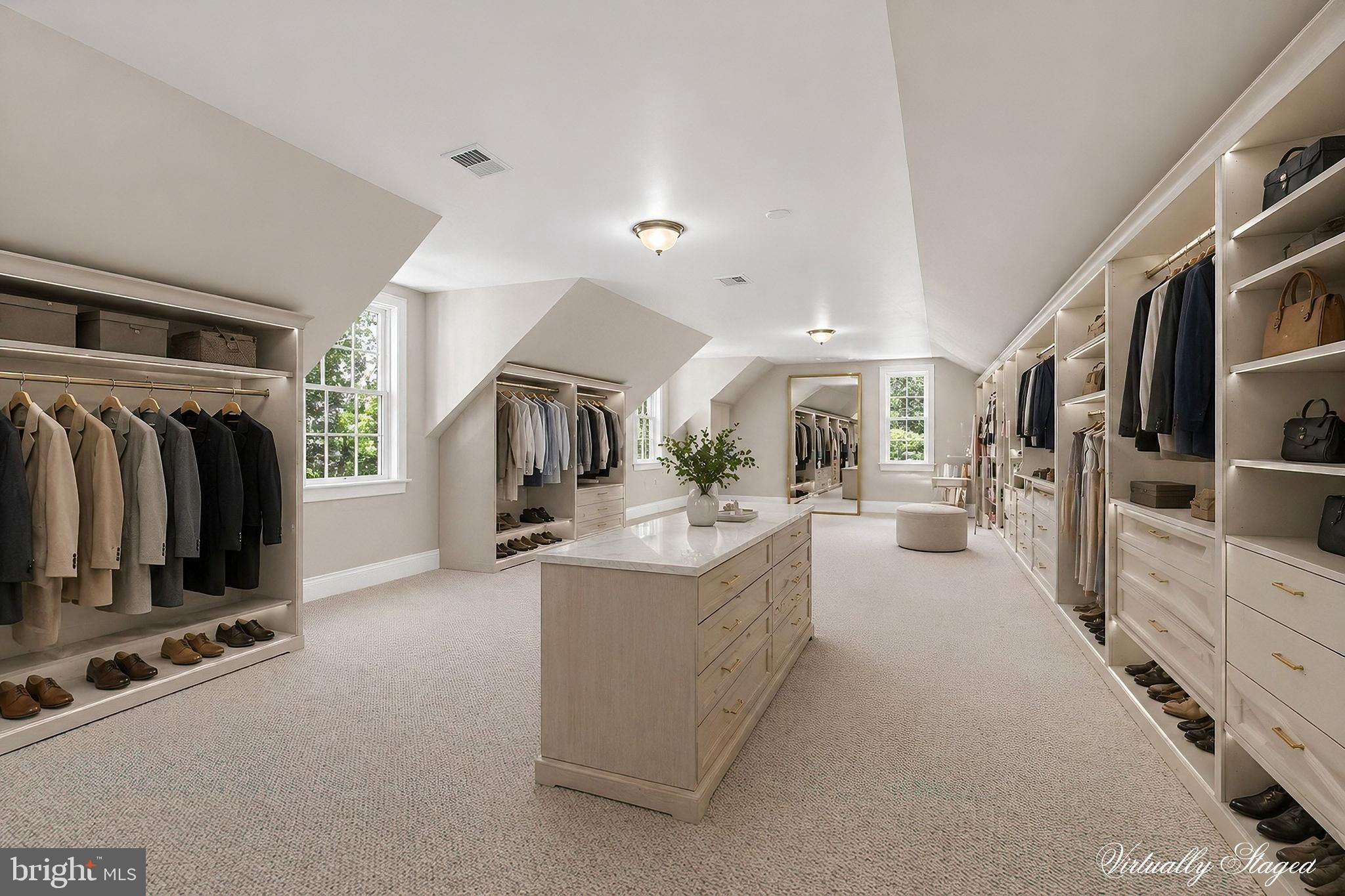 116 Rabbit Hill Road Princeton Junction, NJ 08550 - Photo 50 of 80 Virtuallyt staged for HIS AND HER WALK IN CLOSET