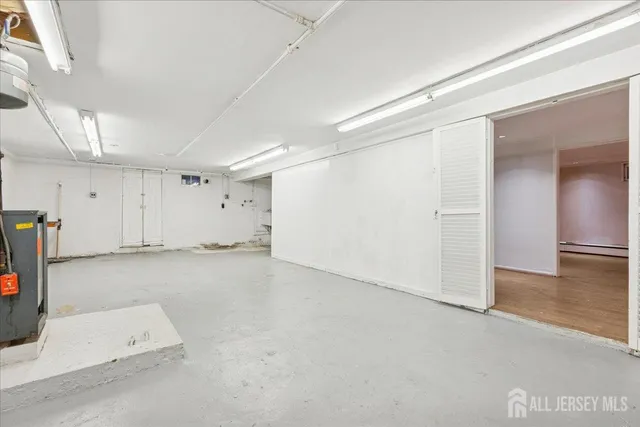 a view of storage and utility room