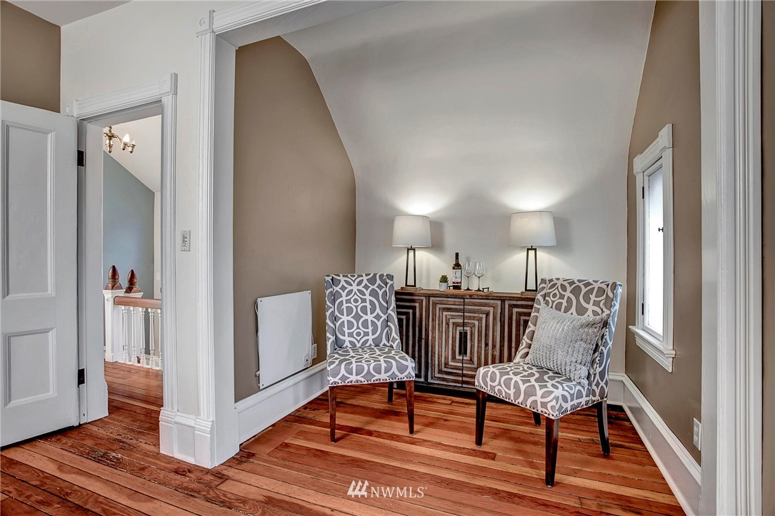 815 20th Avenue South Seattle, WA 98144 - Photo 23 of 33 a view of a livingroom with furniture and wooden floor