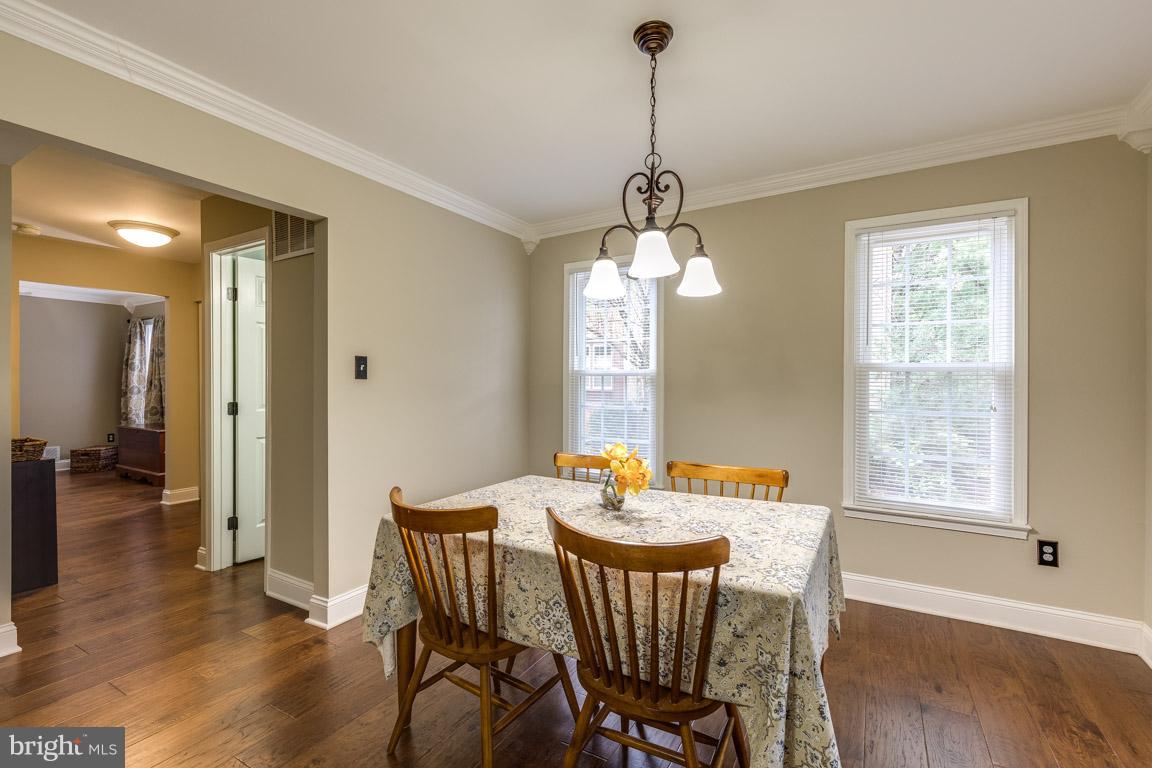 11841 Dunlop Court Reston, VA 20191 - Photo 10 of 30 a view of a dining room with furniture window and wooden floor